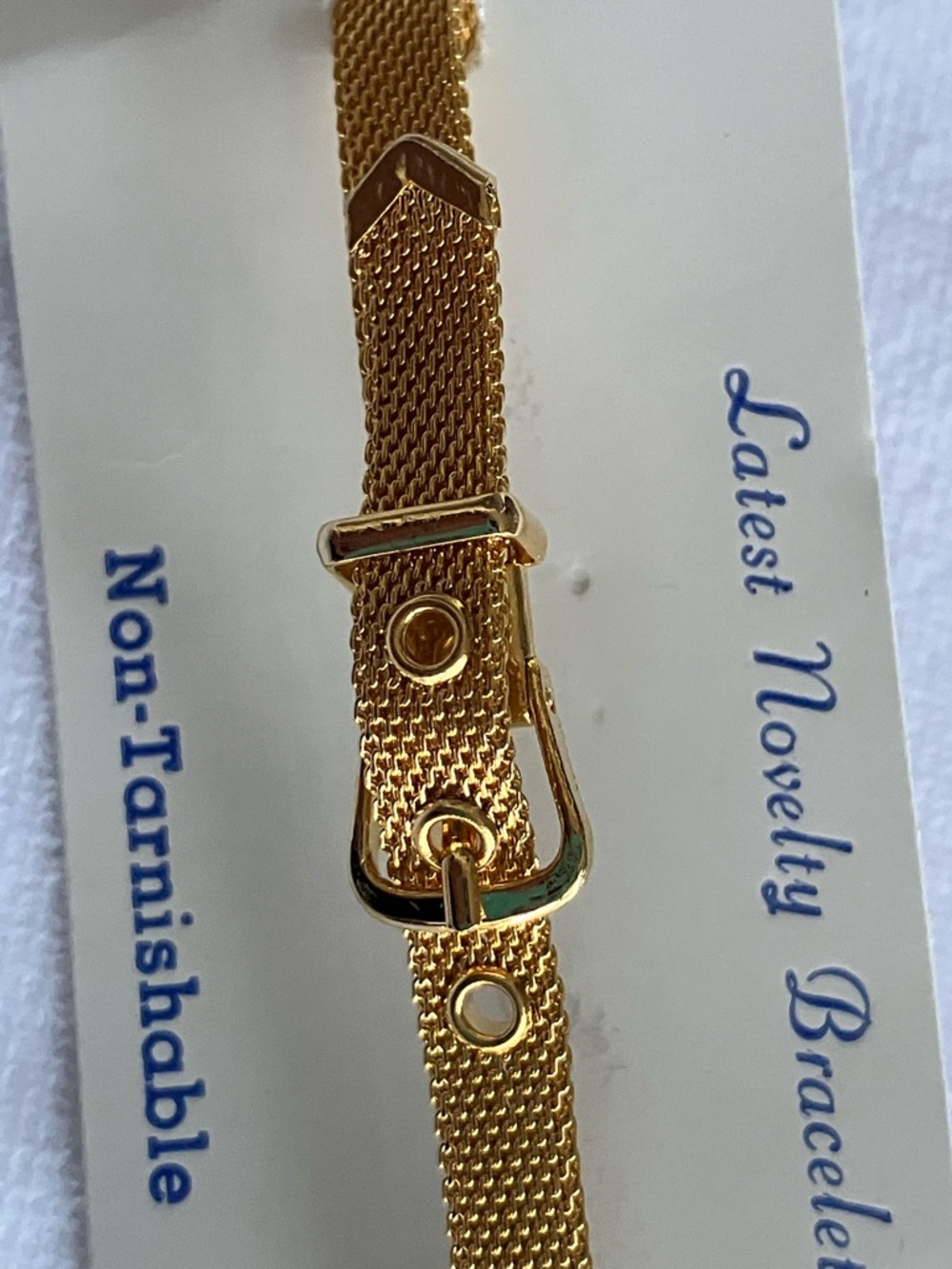 Vintage Mesh Buckle Belt Bracelet Japan